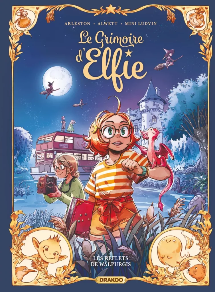 Couverture du tome 5 du Grimoire d'Elfie