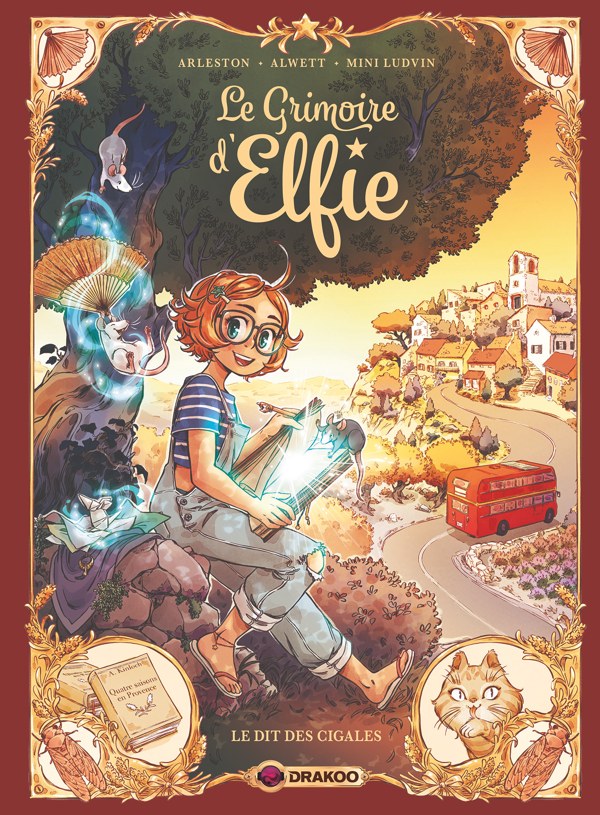 Couverture du Grimoire d’Elfie, tome 2 : Le Dit des cigales