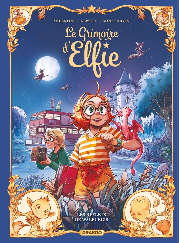 Couverture du Grimoire d’Elfie, tome 5 : Les Reflets de Walpurgis