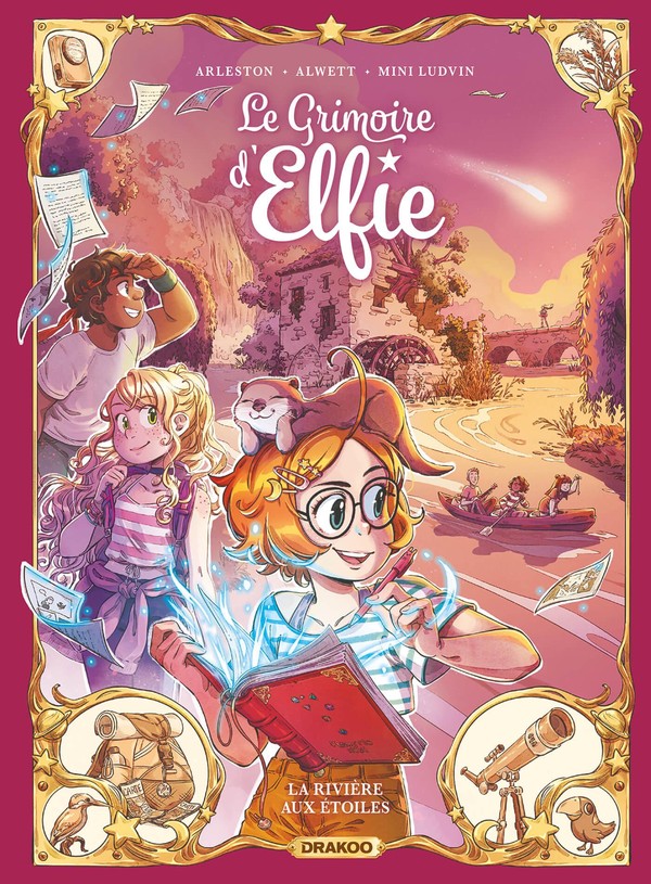 Couverture du Grimoire d’Elfie, tome 7 : La Rivière aux étoiles