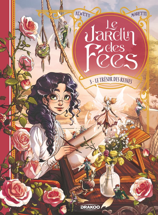 Couverture du Jardin des fées, tome 3 : Le Trésor des reines